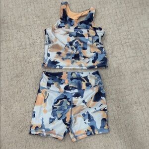 Girls athletic two-piece set